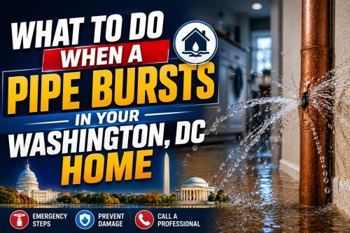 What to Do When a Pipe Bursts in Your Washington, DC Home