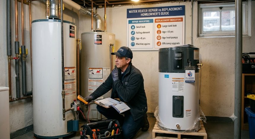 Water Heater Repair vs Replacement: Homeowner’s Guide