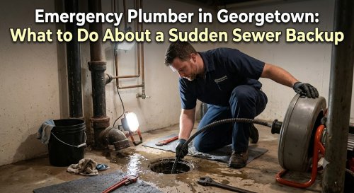 Emergency Plumber in Georgetown: Fix Sudden Sewer Backup