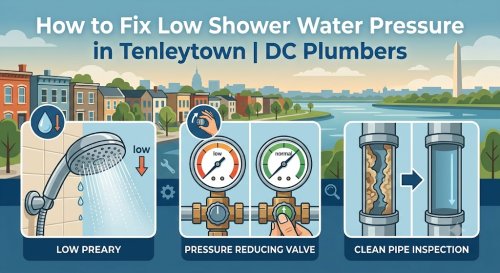 Fix Low Shower Water Pressure in Tenleytown | DC Plumbers