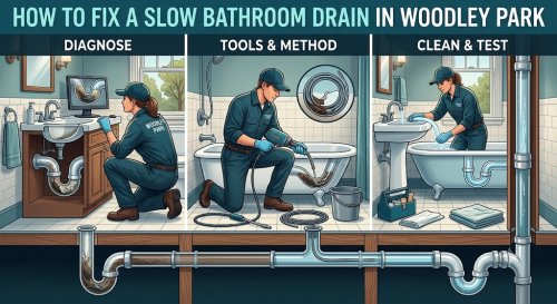How to Fix a Slow Bathroom Drain in Woodley Park