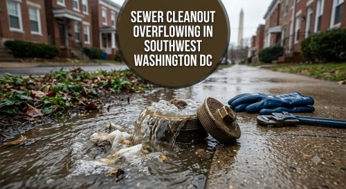 Sewer Cleanout Overflowing in Southwest Washington DC