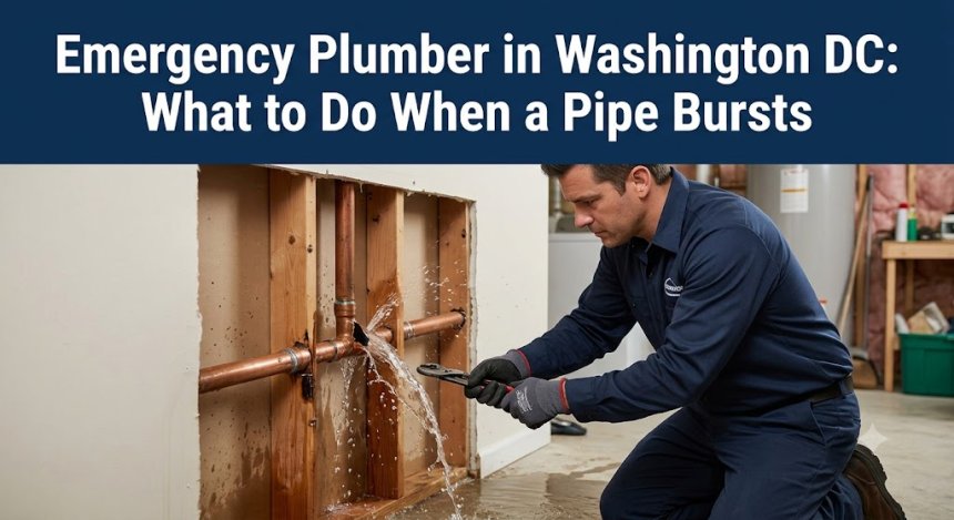 Emergency Pluner in Washington DC: Burst Pipe Guide
