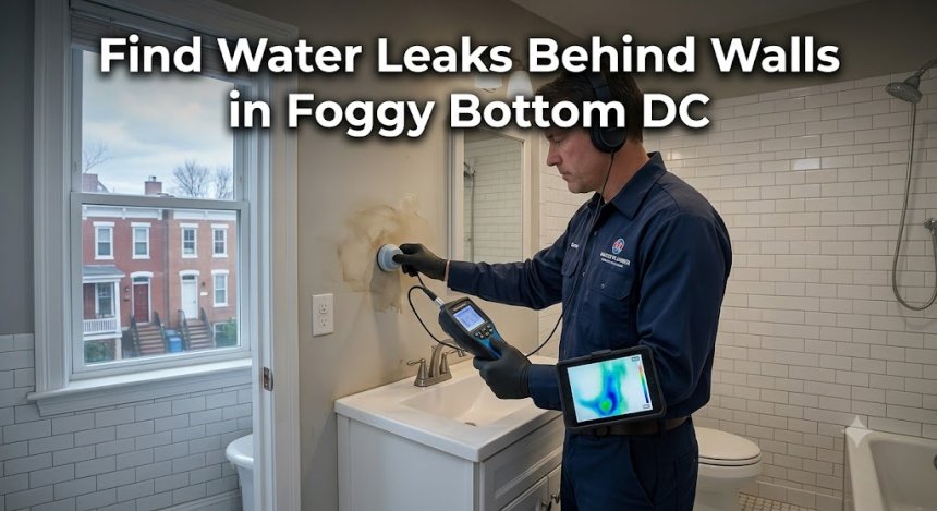 Find Water Leaks Behind Walls in Foggy Bottom DC